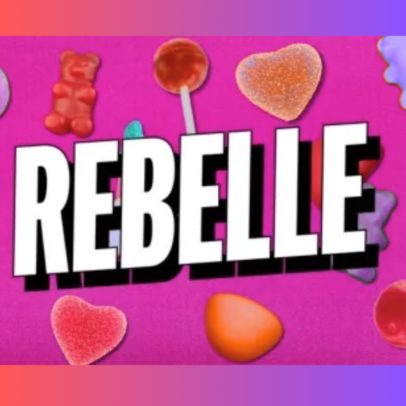 Bonbons Rebelle sans sucre gamme complète - Confiseries allégées 78 kcal Nutri-Score A