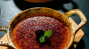Crème brûlée protéinée à la vanille