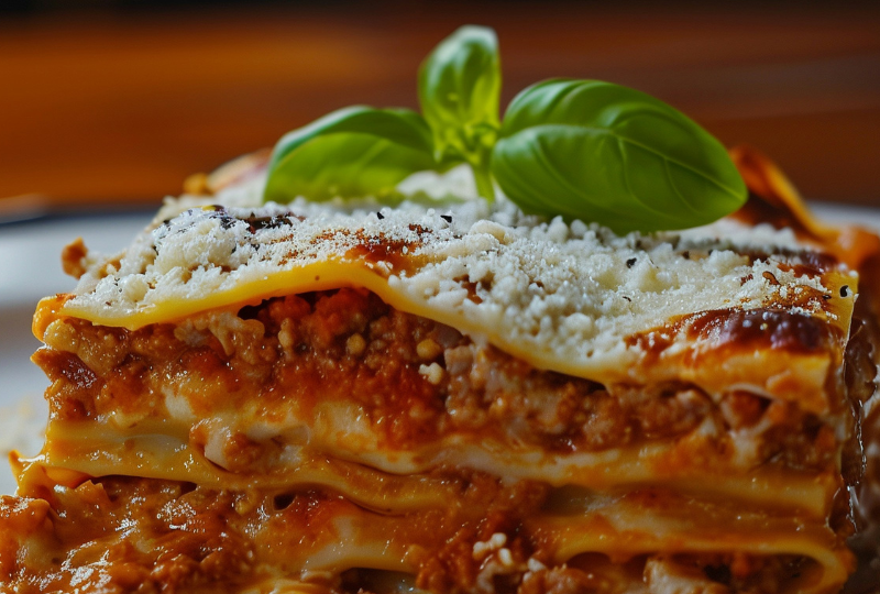 Lasagnes protéinées courgette et bœuf maigre sans pâtes - Recette fitness 42g de protéines faible en glucides