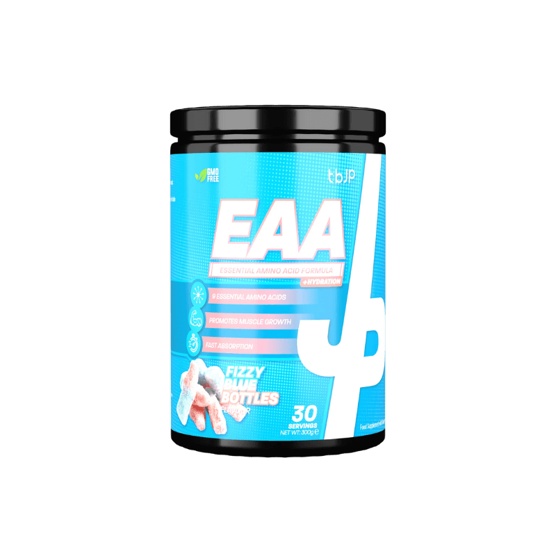 EAA TBJP Fizzy Blue Bottles – Acides aminés essentiels EAA goût bonbon bleu pétillant