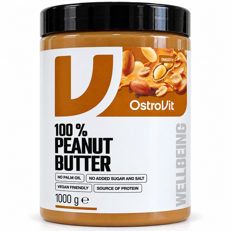 Peanut Butter Smooth 100% | Ostrovit