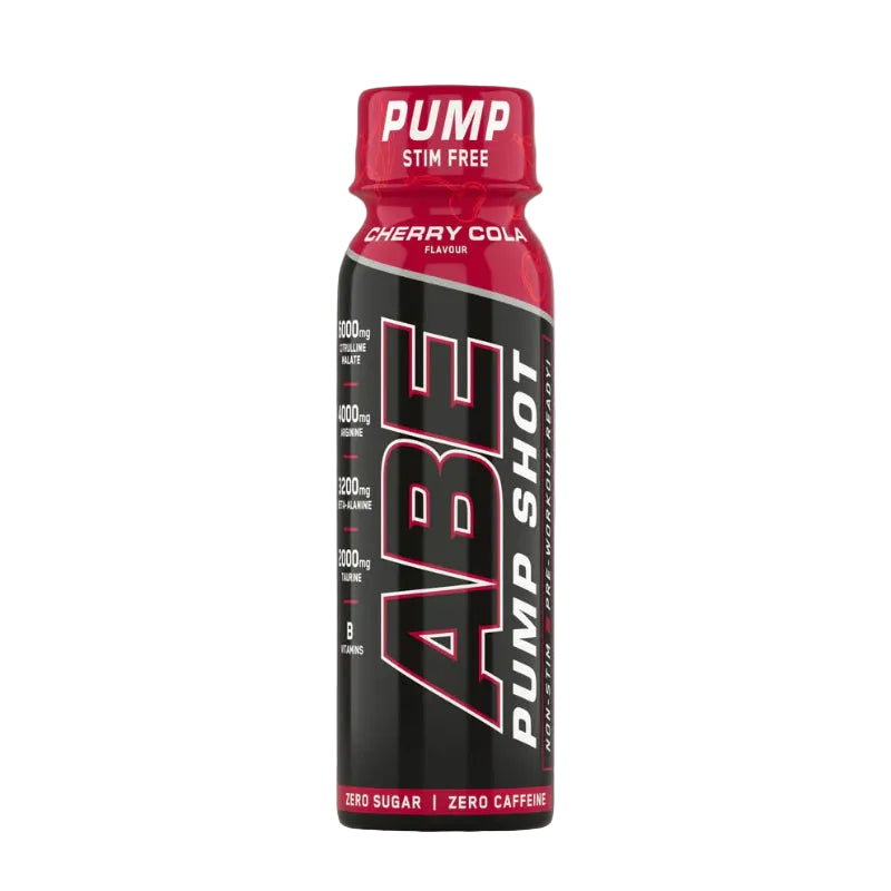 ABE Pump Shot Cherry Cola 100ml sans caféine pré-workout pump