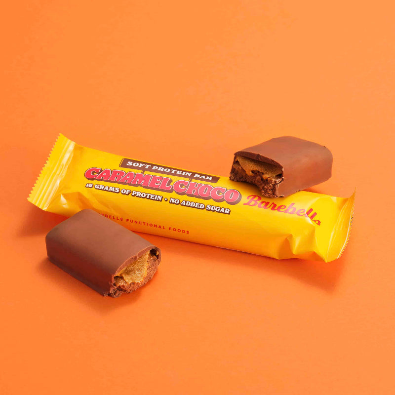 Barebells barre protéinée caramel chocolat 16g de protéines sans sucre ajouté - Dragon Nutrition