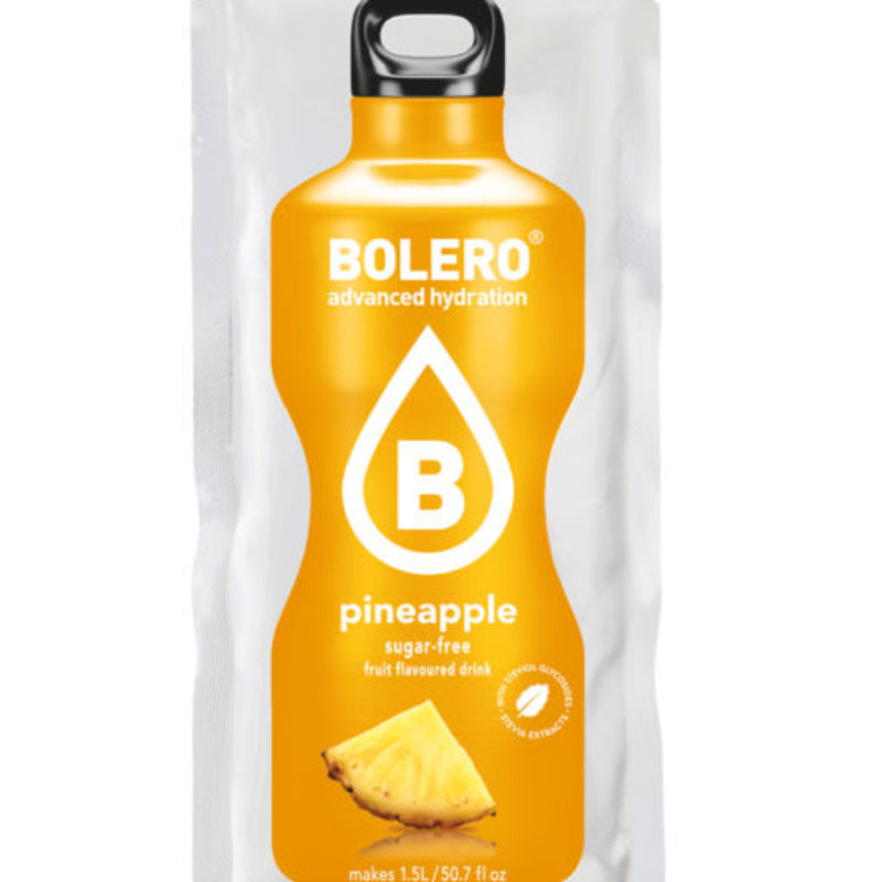 Bolero Advanced Hydration Saveur Ananas - Boisson en poudre sans sucre 1,5L - Stevia