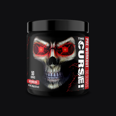 Pot The Curse Pre-Workout saveur Watermelon, 50 doses, booster congestion musculaire