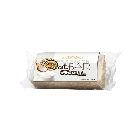 Barre flapjack IO Genix Oat Bar goût yaourt 120 g, snack d’avoine source de fibres