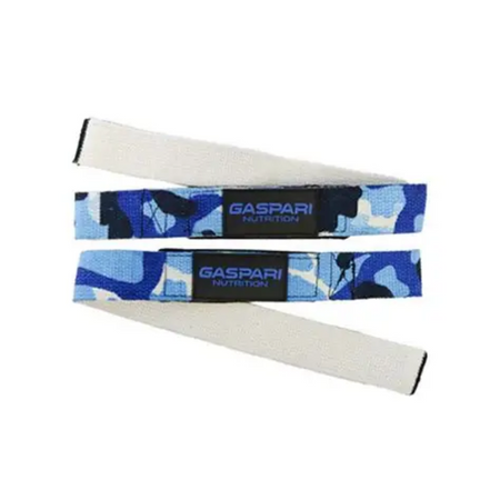 Gaspari Nutrition sangles de tirage musculation camouflage bleu - Dragon Nutrition