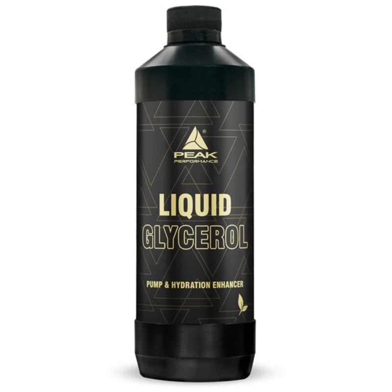 Bouteille de Peak Liquid Glycerol 500 ml, complément liquide pour améliorer l’hydratation et la congestion musculaire à l’entraînement