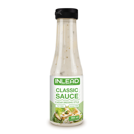 Inlead Classic Sauce Caesar Dressing Style 350 ml – sauce césar sans sucre et sans matières grasses