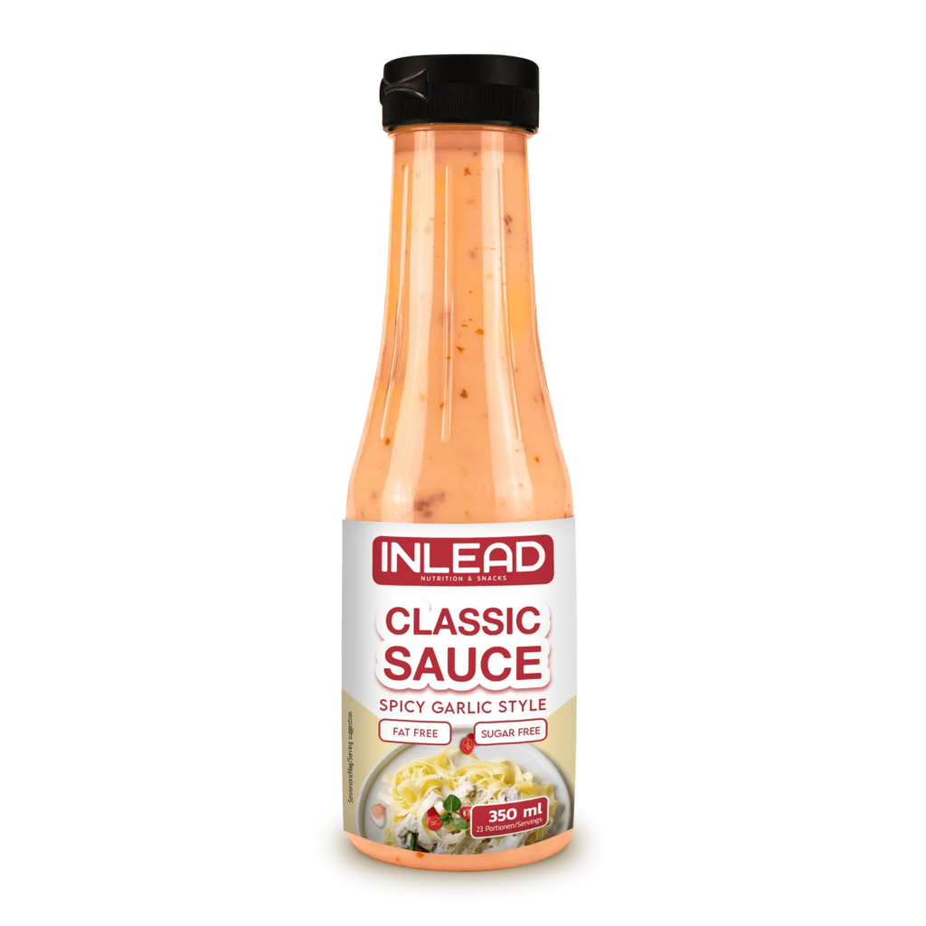 Inlead Classic Sauce Spicy Garlic Style 350 ml – sauce ail épicé sans sucre et sans matières grasses