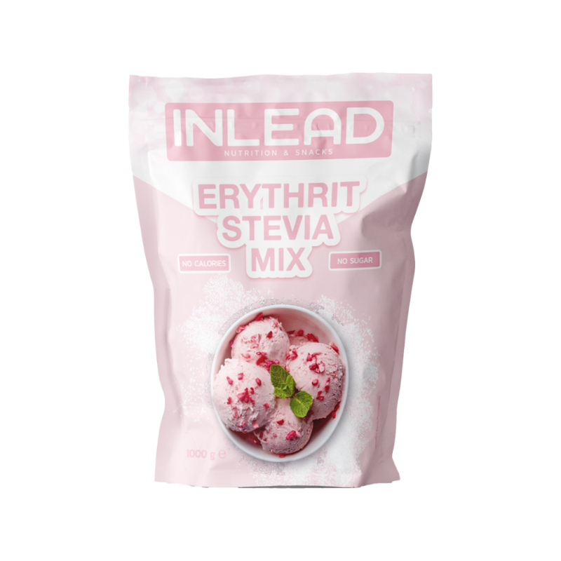 Mélange de stévia et d'érythritol sans calories, 1000g, idéal pour sucrer sans sucre.