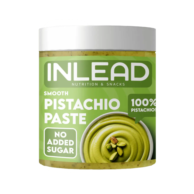 Inlead pâte de pistache lisse 100% pistaches sans sucre ajouté - Dragon Nutrition