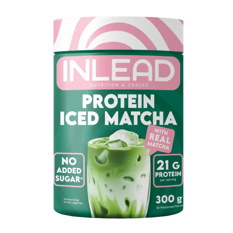Pot de 300g de protein iced goût matcha contenant21g de proteine et sans sucre rajouté 