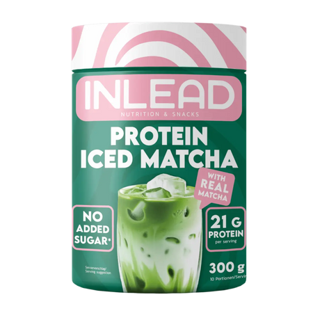 Pot de 300g de protein iced goût matcha contenant21g de proteine et sans sucre rajouté 