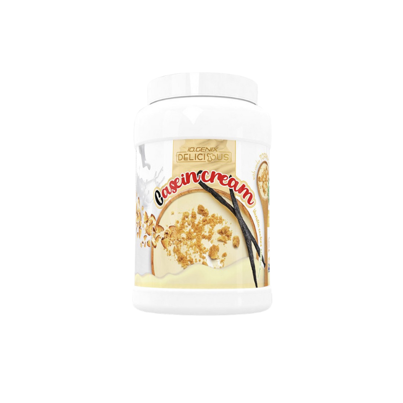 Pot IOGENIX Delicious Casein Cream saveur vanille biscuit