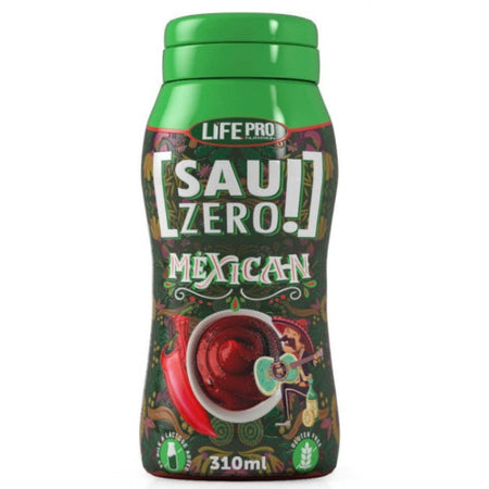 Life Pro Sauc Zero Sauce Mexican 310ml - Sauce mexicaine épicée zéro calorie sans sucre sans gluten