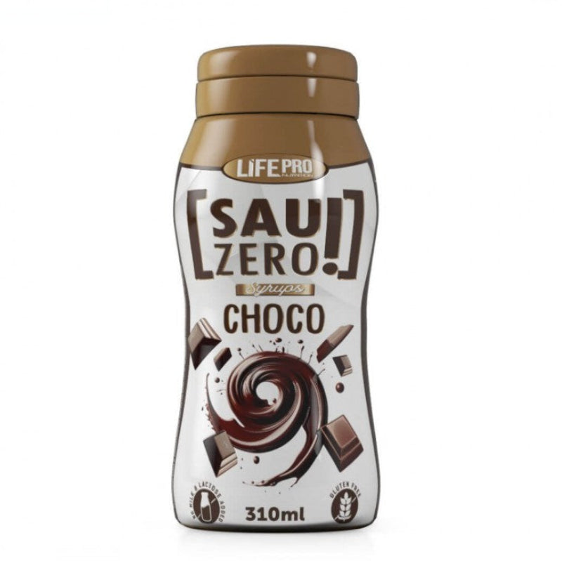 Life Pro Sauc Zero Syrup Choco 310ml - Sauce chocolat zéro calorie sans sucre sans gluten