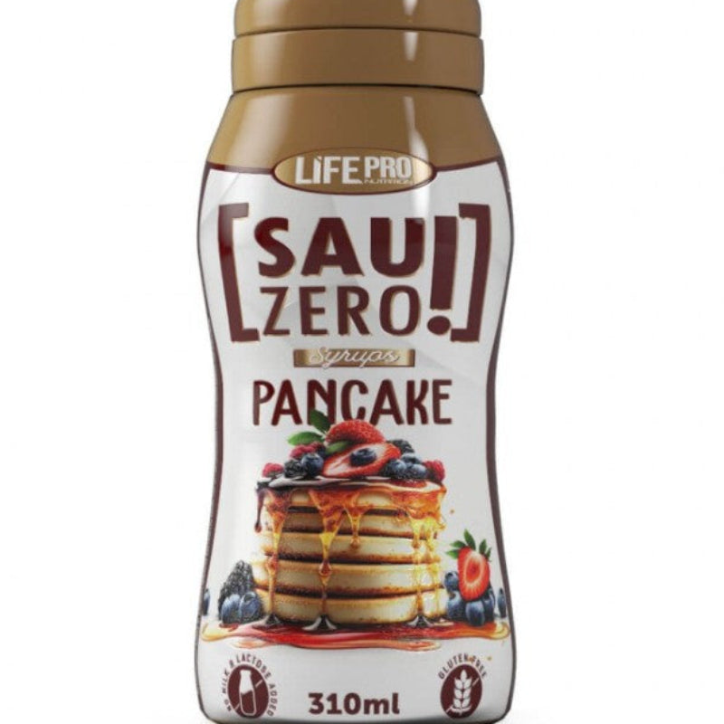 Life Pro Sauc Zero Syrup Pancake 310ml - Sirop pancake zéro calorie sans sucre sans gluten sans lactose