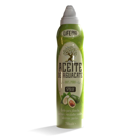 Spray Life Pro d'huile d’avocat 100 % pure en format 200 ml