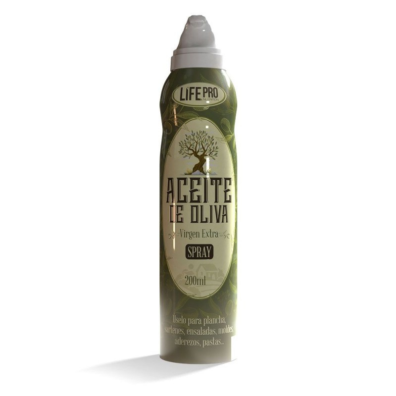 Spray Life Pro d'huile d’olive extra vierge en format 200 ml