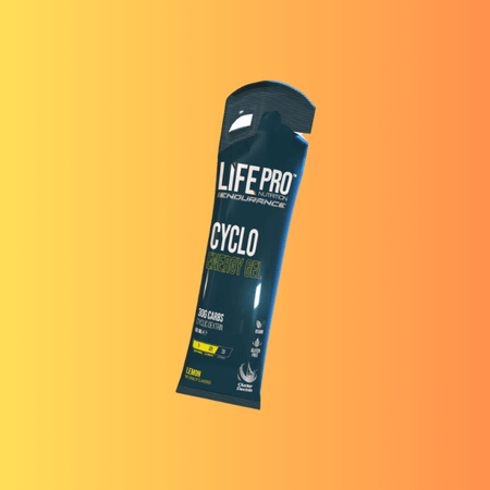 Gel énergétique Life Pro Endurance Cyclo goût citron, 30g de glucides cyclodextrine pour le cyclisme