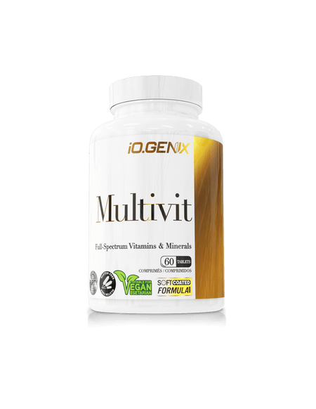 Complément multivitaminé iO.GENIX avec vitamines et minéraux en 60 comprimés
