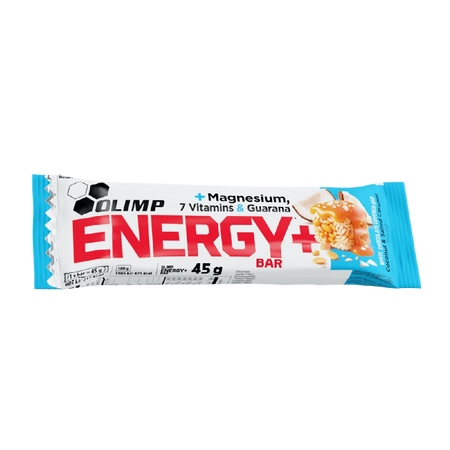 Olimp Energy+ Bar coco caramel salé magnésium 7 vitamines guarana 45g - Dragon Nutrition