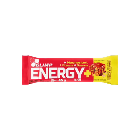 Olimp Energy Bar Peanut Caramel barre énergétique aux cacahuètes et caramel