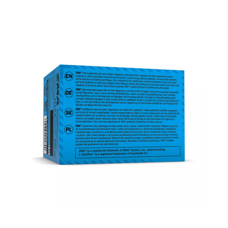 Boîte Olimp ZMA 120 capsules, complément à base de zinc chélaté, magnésium et vitamine B6 pour la récupération, le sommeil et l’équilibre hormonal