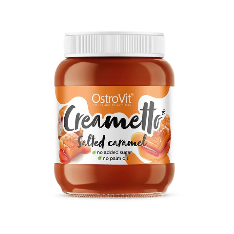 OstroVit Creametto Caramel Salé - Pâte à tartiner caramel beurre salé sans sucre ajouté sans huile de palme