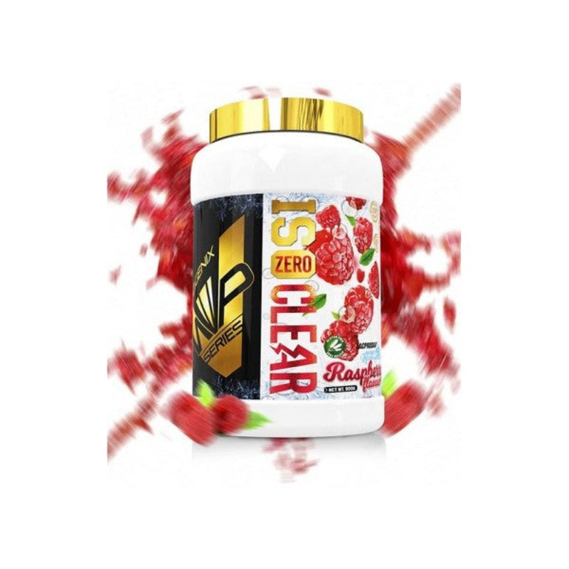 io genix Series Iso Zero Clear Protéine Saveur Framboise 900g - Whey isolat sans lactose sans gluten