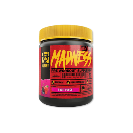 pre workout mutant madness fruit punch