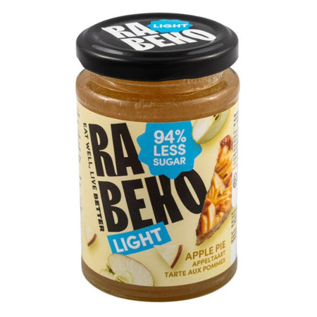 Rabeko Light Apple Pie – sauce faible en sucre goût tarte aux pommes, 94% de sucre en moins