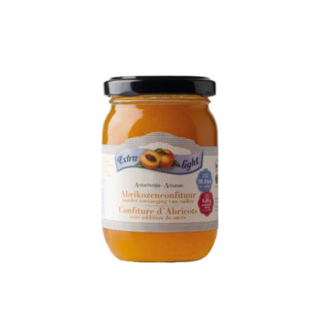 Rabeko Extra Light Confiture d'Abricots sans sucre ajouté - Confiture abricot allégée artisanale faible en calories