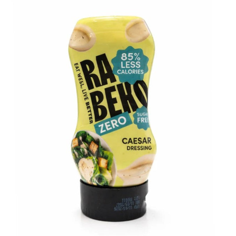 Rabeko Zero Sauce Caesar Dressing 85% moins de calories - Sauce salade allégée sans sucre