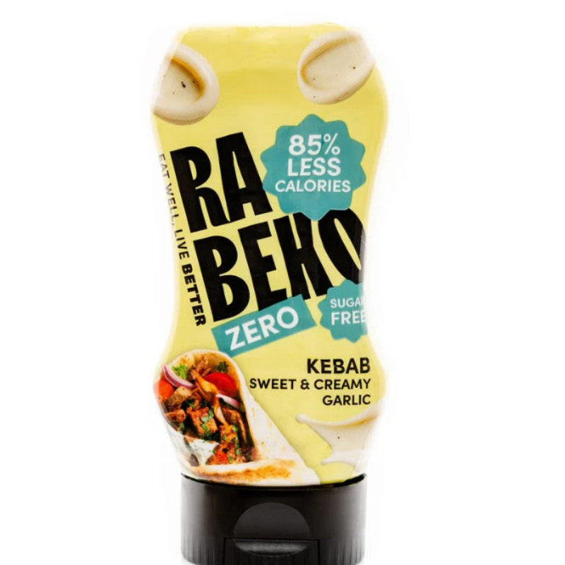 Rabeko Zero sauce kebab ail crémeux sans sucre 85% moins de calories - Dragon Nutrition