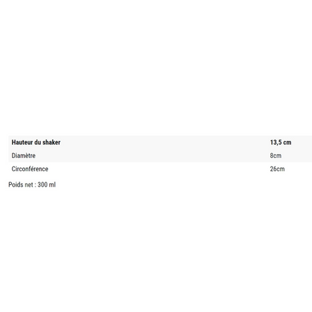 Shaker jaune fluo 4+ Nutrition 300 ml avec logo noir NUTRITION SPORT & HEALTH sur le devant