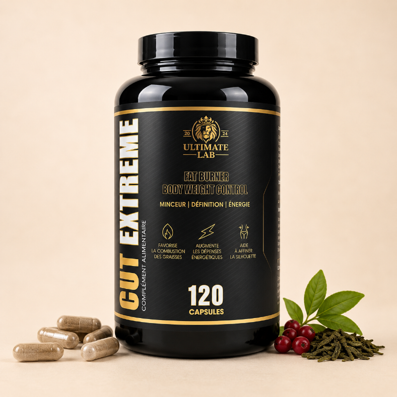 Ultimate Lab Cut Extreme fat burner brûle-graisse minceur définition énergie 120 capsules - Dragon Nutrition