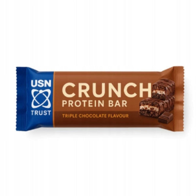 USN Trust Crunch Protein Bar triple chocolat 60g barre protéinée croustillante - Dragon Nutrition