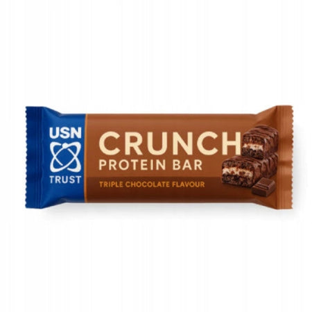 USN Trust Crunch Protein Bar triple chocolat 60g barre protéinée croustillante - Dragon Nutrition